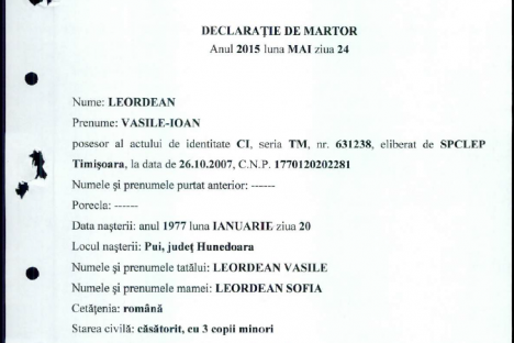 Declaratie Leordean Vasile 24.05.2015