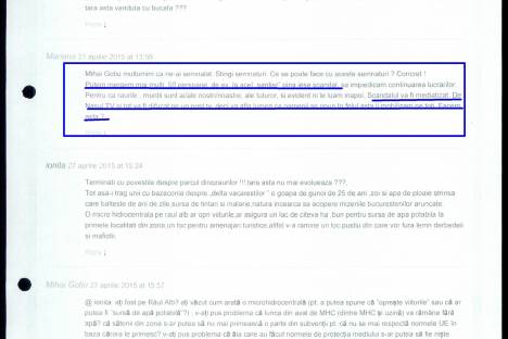 Comentarii 27 aprilie 2015