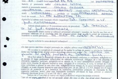 Declaratie de martor Coman Nelu 04.06.2015